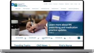 Ontario Nurses' with Enhanced Online Education Portal