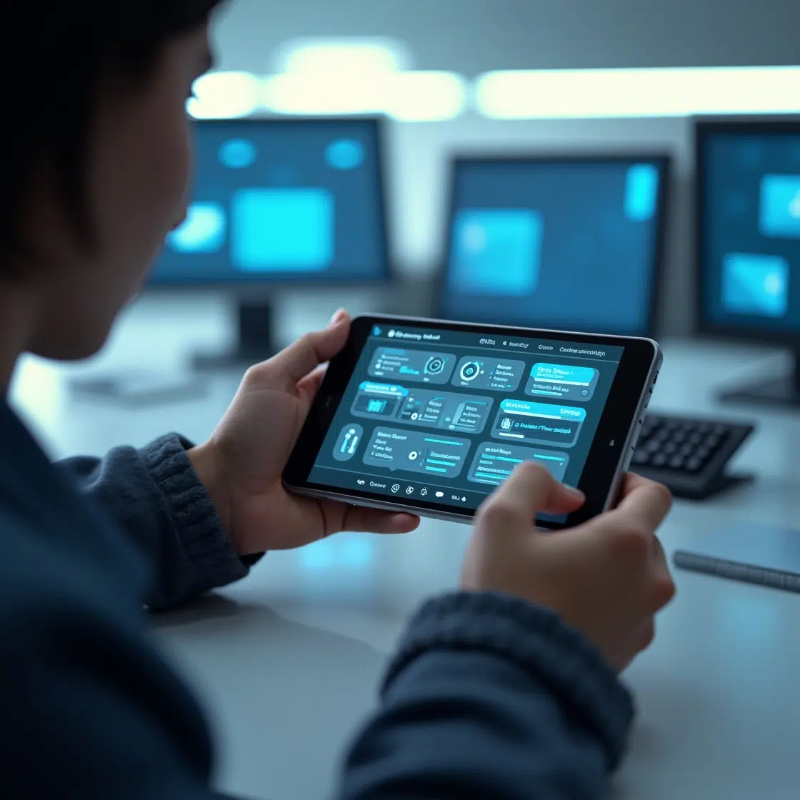 flux_dev_person_focusing_on_futuristic_device_with_nextgen_ux__3