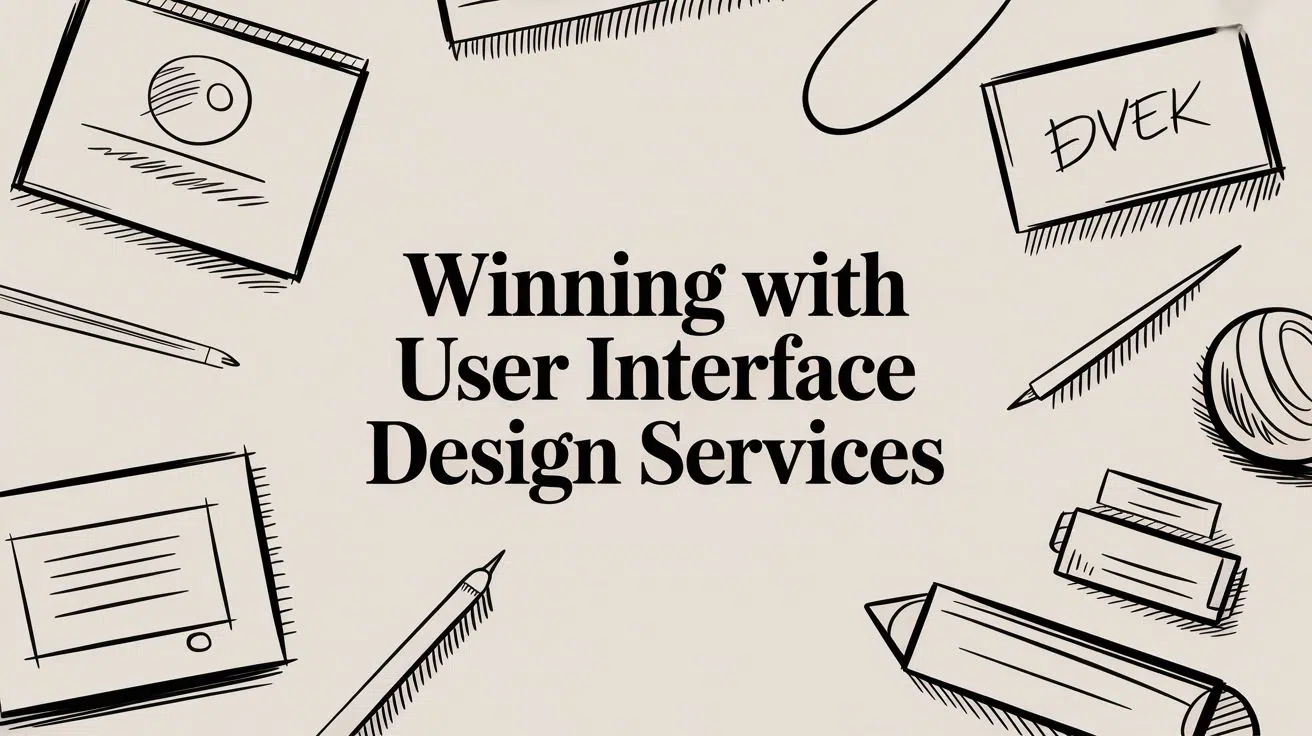 User interface design service